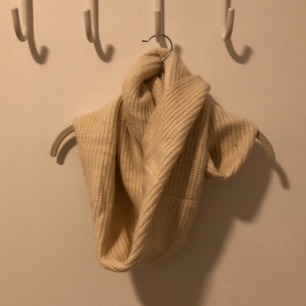 Cream infinity scarf